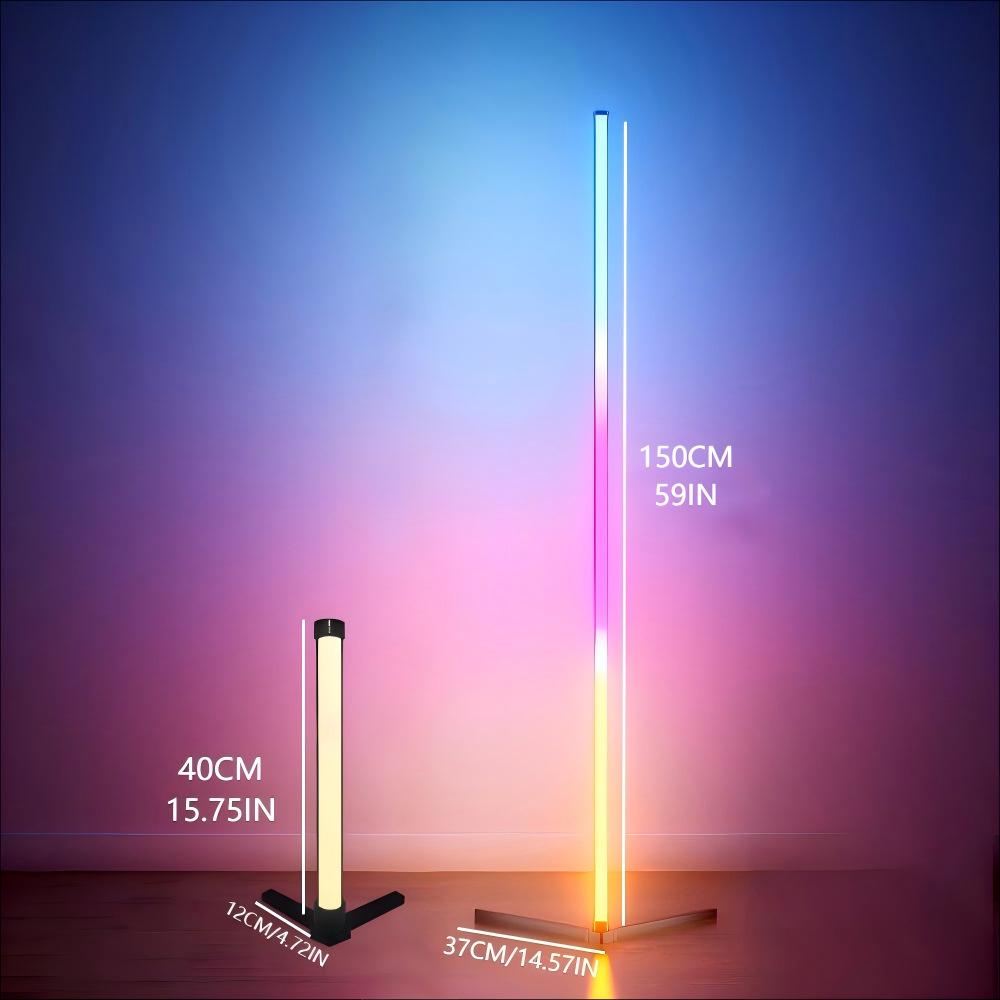 Dreamy Marquee Smart RGBIC Corner Floor Lamp with APP Remote Control - Night Light & Home Decor