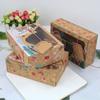 3/6/9/12pcs Kraft Paper Candy Boxes Merry Christmas Cookie Gift Box Clear Window Packaging Bag Party Favor New Year Decoration