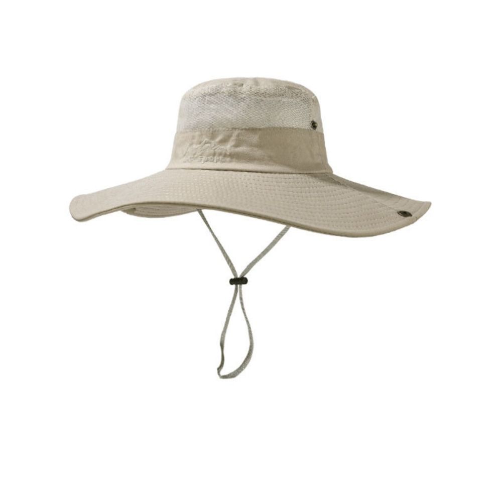 Portable Big Eaves Fisherman Hat Breathable Uv Protection Fishing Hat Sunshade Men's Sun Hats Spring/Summer