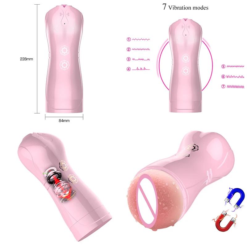Adult Toy Man Vaginal Masturbators For Men Double Ended Didlo Sex Toys Men Ass Sexual Vagina Ass Blowjob Sucking Machine Toys