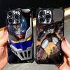 M-Mazinger Z Anime Plating Phone Case For Xiaomi Poco X5 X6 X7 X8 Pro Max F8 Ultra F7 M8 M7 M5S Redmi 15C 15 14C 13C 13 X3 12C F