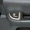 Carbon Fiber Rear Door Control Cover Trim For Chevrolet Silverado Extended Cab