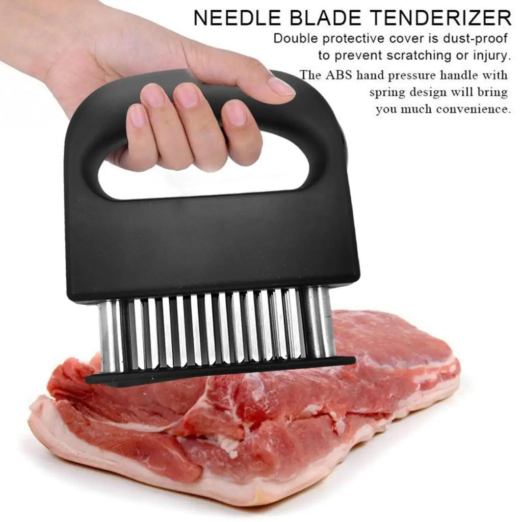 Maso Tenderizer 48 Ocelové jehly Maso Tenderizer Steak Aviváž Pounder Kuchyňské nástroje na vaření Kladivo Gadgets L8O3