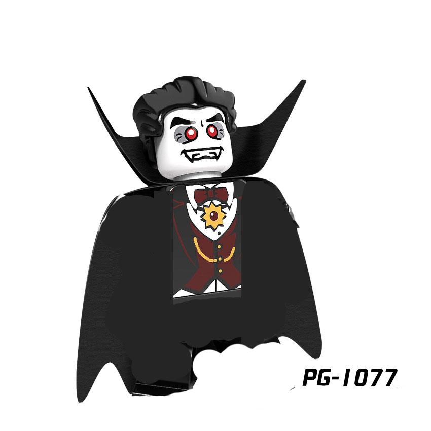 Classic Horror Series Figure Dolls Mini Building Blocks Set Halloween Dress-Up Role Play Collection Gift Toy