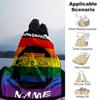 South Carolina Rainbow Flag Four Seasons Blanket Customized With Your Name Lightweight And Warm Perfect Gift For Home Office Camping Sofa Travel Beach
