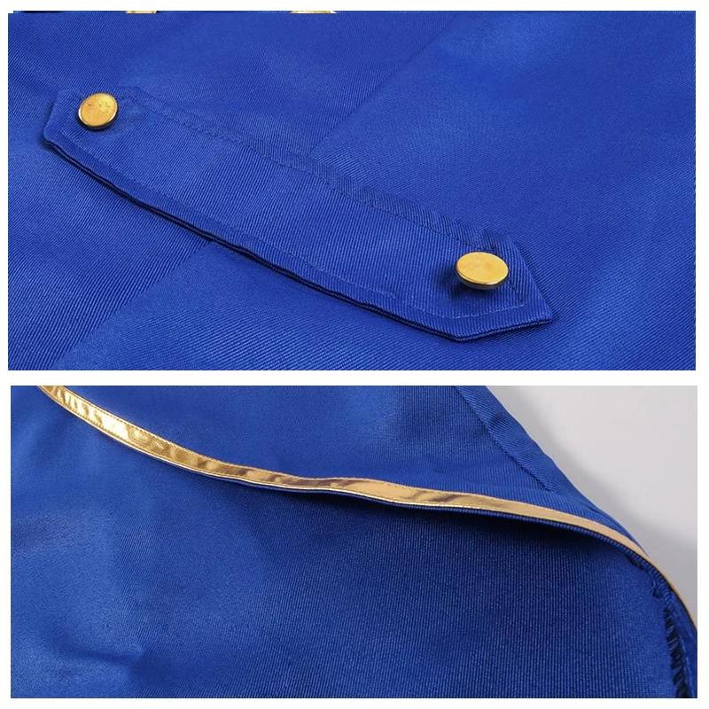 Men Medieval Victorian Costume Tuxedo Gentlema Tailcoat Gothic Steampunk Trench Coat Frock Outfit Overcoat Uniform for Men