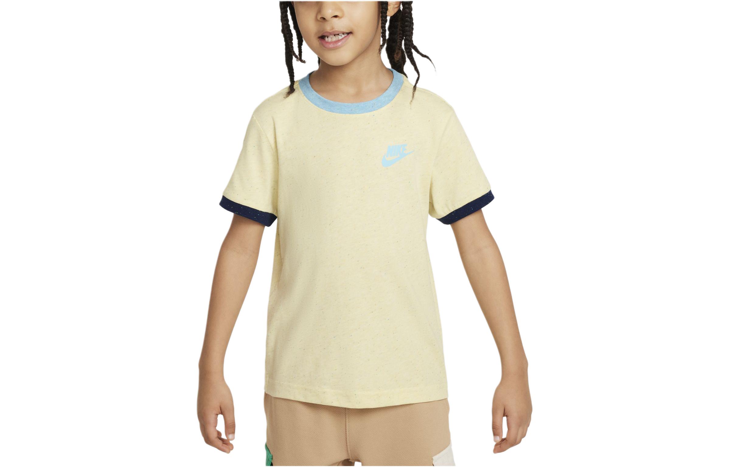 

Nike T Shirt SPORTSWEAR Soft Yellow Kids HF2119-785 7