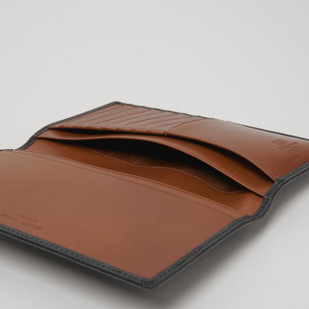 Whitehouse Cox Long Wallet S8819 in Men's Havana/Tank.