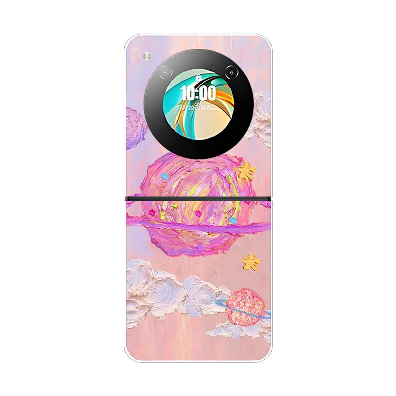 Pro ZTE Libero Flip Pouzdro Módní Roztomilý Kreslený Průhledné PC Tvrdá Skořepina Pouzdro na Telefon Pro ZTE Nubia Flip Flip2 Pouzdra Průhledné Fundas