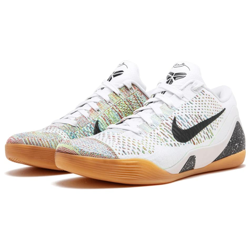 Nike Kobe 9 Elite Premium Low Htm Milan White Multi Color 698595-109