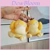 Adorable Plush Keychain Psyduck Cartoon Stuffed Animal Doll Backpack Hanger Gift