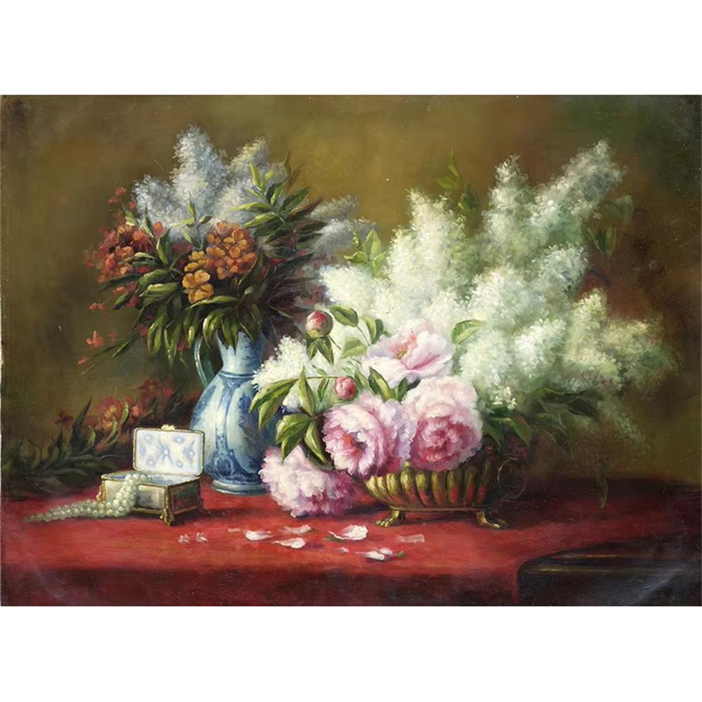 DIY Diamond Painting Flowers Cross Stitch Kit Mosaic Art Diamond Painting Full Circle Diamond Home Decoration