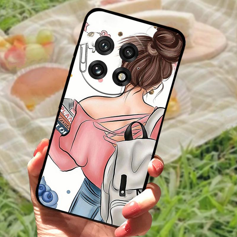 For OnePlus 13 Case Black Silicone Soft TPU Shockproof Protection Back Cover Cover For OnePlus 13 Phone Cases Fundas Capa