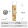 BERNY Ladies Watch, Quartz Watch, Women's Watch, Water Resistant to 3 ATM, Bracelet Tool Included "Gold"