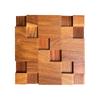 Solid Wood Concave and Convex Three-dimensional Small Square Background Wall Hanging Dining Room Coffee Living Room Wall Decor