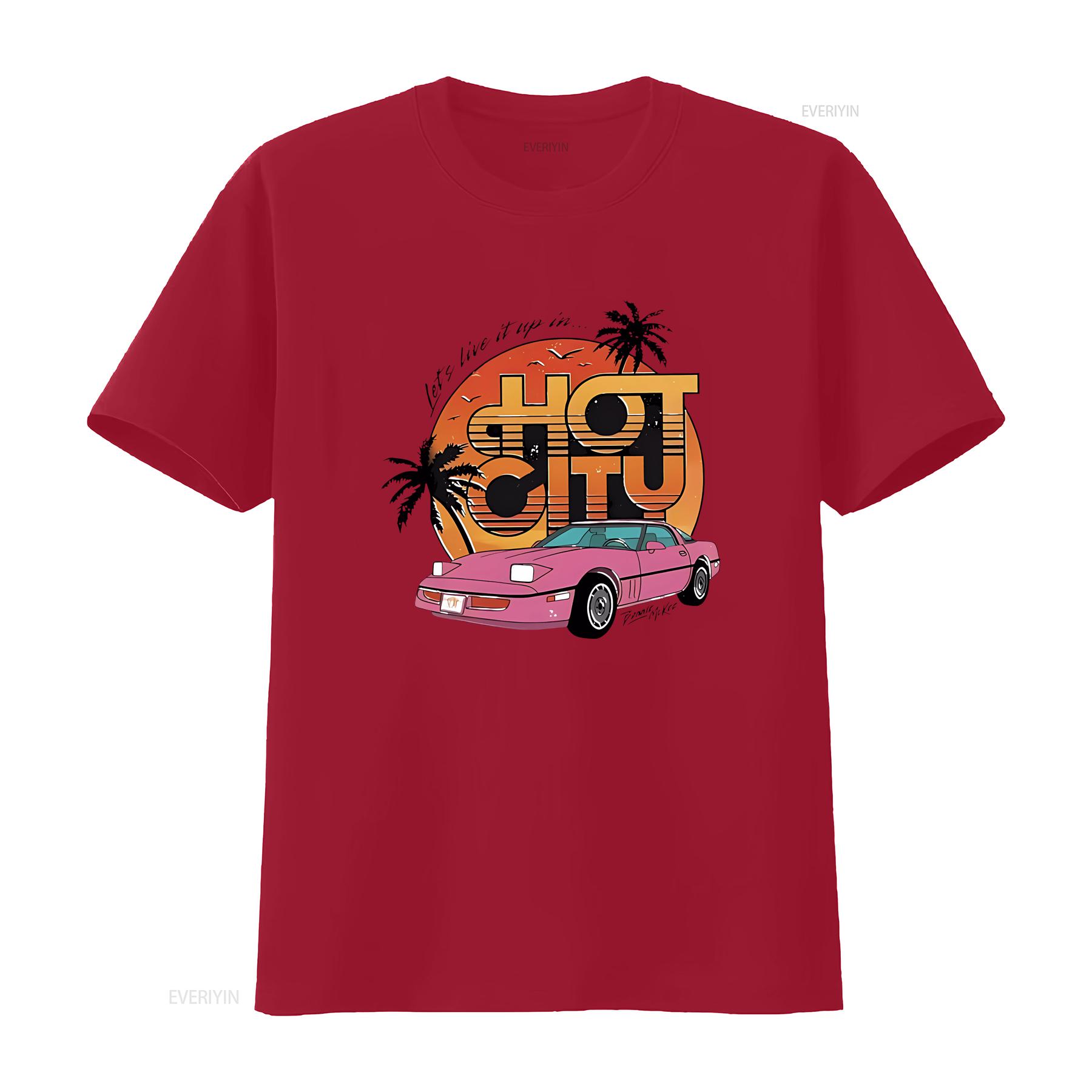 

SALE Bonnie Mckee LetS Live It Up In Hot City T Shirt vintage Washed Versatile Unisex Breathable Casual Stretched fashion S