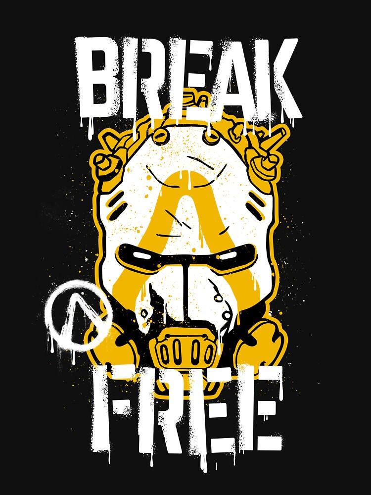 Borderlands 4 Break Free Ripper Mask Classic T-Shirt