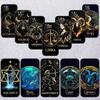 12 Constellation Card Phone Case for Redmi Note 12 12S 12C 13 13C 13R 14 14S 14R 14C 11A 13X A3 A3X A4 A5 Pro Max Plus