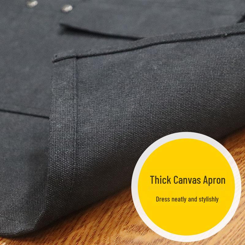 Thick Canvas Multi-Pocket Tool Apron with Custom Logo for Auto Repair & Woodworking
