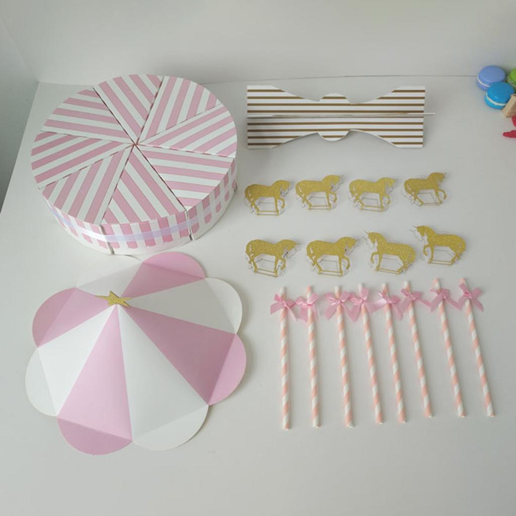 Delicate Carousels Paper Candy Box Sweet Boxes Party Favor Treat Boxes Favor Box Candy Box Gift Boxes for Wedding