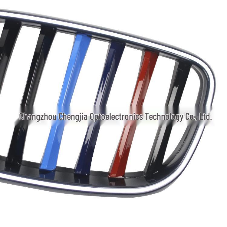 Tri-Color LED Grille for BMW X5/X6 E70/E71 - Single-Line, Illuminated Grille