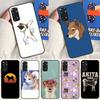 Animal Cartoon Akita Dog Case For Xiaomi Redmi Note 13 14 9 10 11 12 Pro 10S 11S 12S Cover For Redmi 13C 10C 12C 14C
