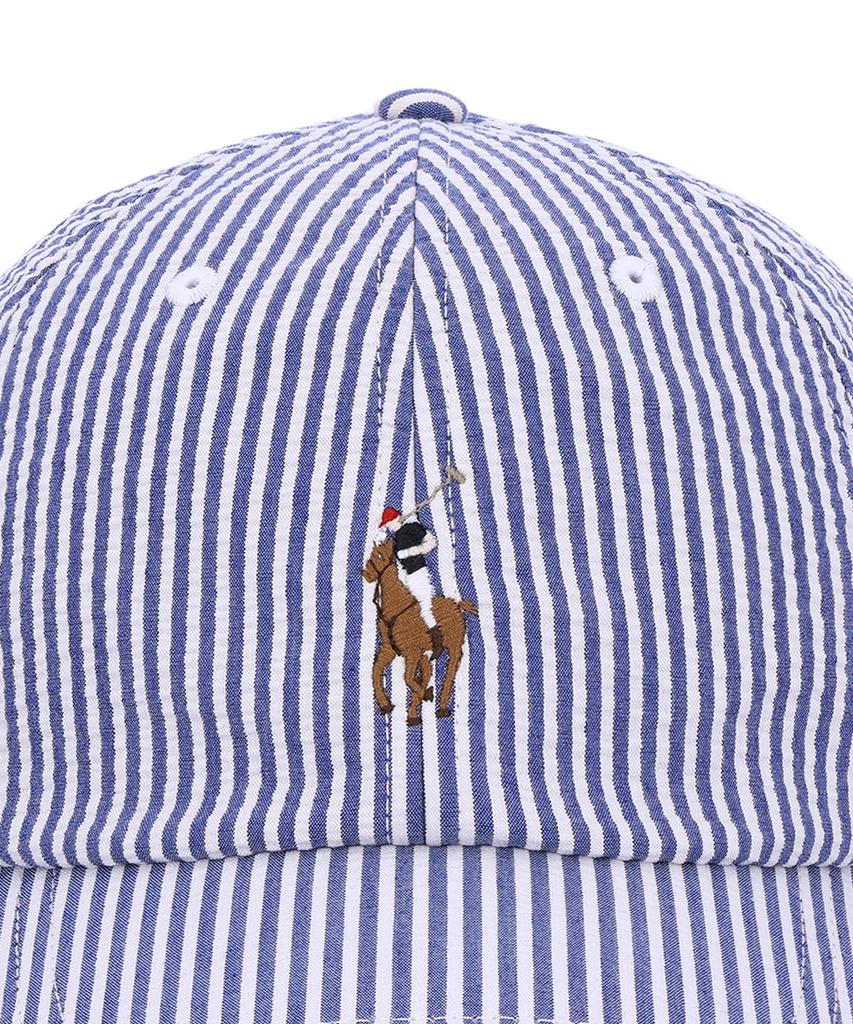 POLO RALPH LAUREN Seersucker Ball Cap - Blue