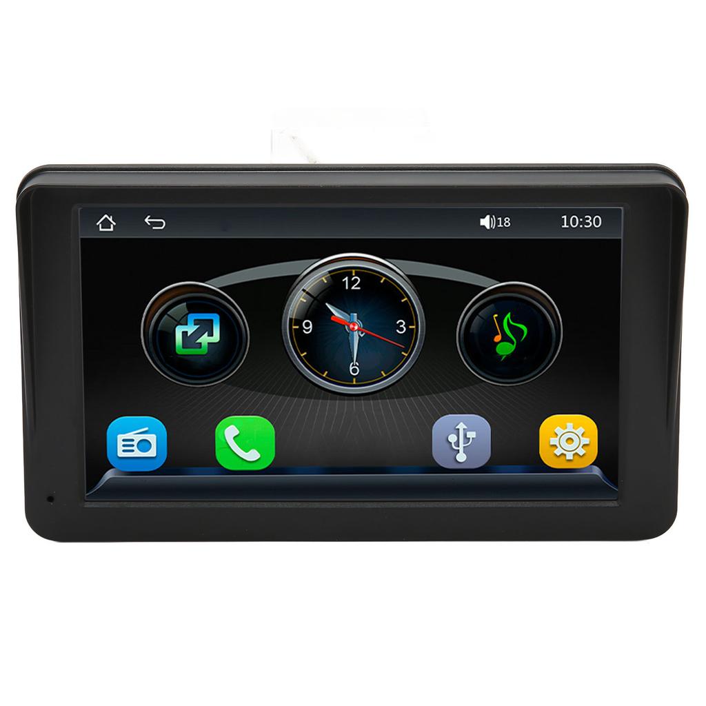 Car MP5 Player 7in Touch Screen Multimedia Player Multifunctional Car Stereo with Sun Visor LED