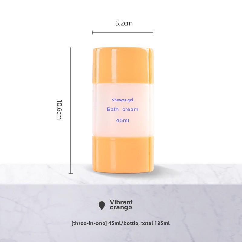 

Дорожный набор для розлива 3 в 1: Портативные контейнеры для шампуня, геля для душа и лосьона 3 in 1