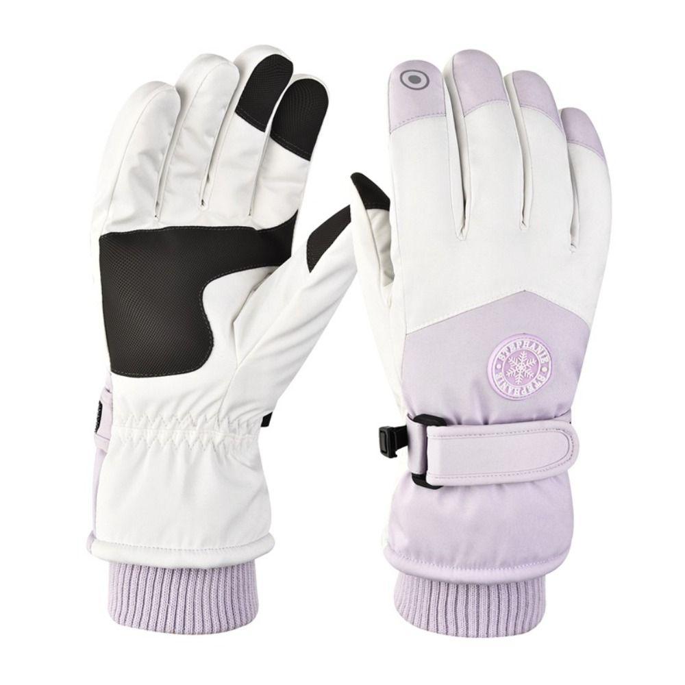 

Windproof Winter Ski Gloves Warm Driving Gloves Gift Velvet Gloves Outdooor B-women