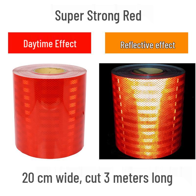 20cm Heavy-Duty Reflective Sticker for Traffic Warning and Anti-Collision