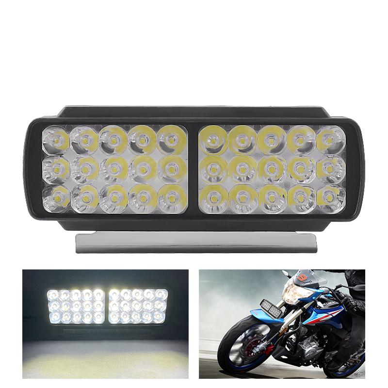 

30LED 12V Мотоциклетная фара Вспомогательная лампа LED Электрический транспорт Прожекторы Скутеры Водонепроницаемые Модифицированные лампы Мото аксессуары 1 piece