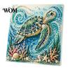 Ontspannend Weekend Creatief Project Oceaan Nep Parels Schilderset, Zeeleven 3D Kunst DIY Handgemaakte Muurbenodigdheden Zeeschildpad Vis Afbeelding Knutsel
