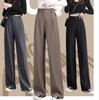 Women's Spring 2025 Straight Leg High Waist Casual Wide Leg Pants
