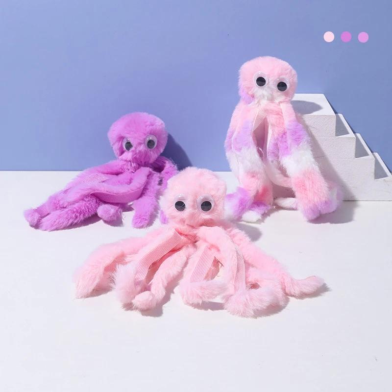 Pet Plush Toy Cat Catnip Octopus Shape Toy Bite Resistant Interactive Pet Cat Plaything Dog Teeth Cleaning Chew Toy Pet Supplies