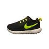 Roshe One Low Top Running Shoes Black Green Infant And Toddler 749430-032