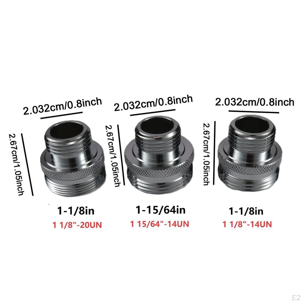 3x Ball End Shower Arm Adapter Converts Joint to 1/2" Stable Bathroom Connection Connector 14UN