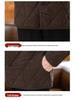 Men's Winter Cotton-Padded Jacket for Seniors - Thick Velvet Lining, Warm Outerwear for Dad or Grandpa