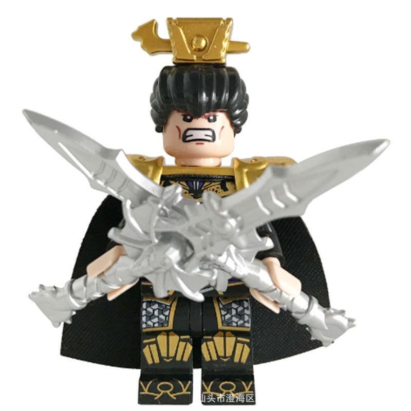 Ancient military doll toys Three Kingdoms soldier boy creative assembling building blocks toys gifts figures humanoid dolls.