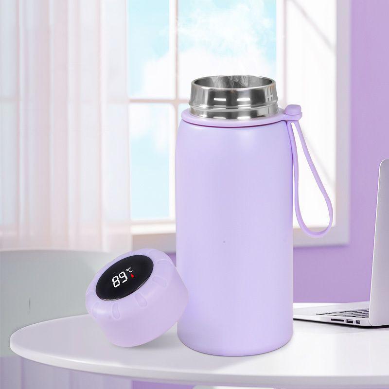 Intelligent Temperature Insulation Mug Stainless Steel Insulation Mug with Tea Separator Portable Kid's Kettle with Handle