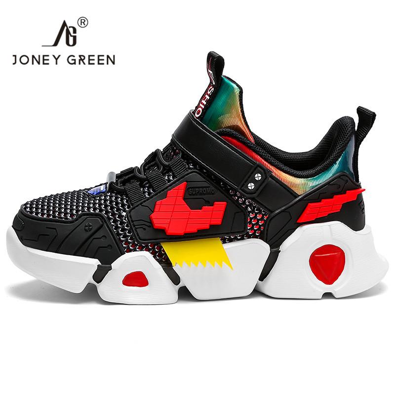 High Quality Spring Children'S Shoes Breathable Sneakers For Boys Fashion Lightweight Soft Bottom Running Shoe Tenis Infantil