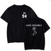 Hot Sale BTS Graphic Print T-Shirt Men Women Cotton Oversizd Short Sleeved Streetwear Y2k Harajuku Female Male Clothing Summer New Tee
