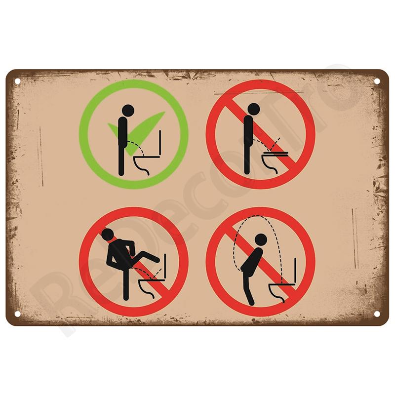 Retro Wall Art Tin Sign Interior Outdoor Aesthetic Room Vintage Home Decor Items Decoration Luxury Metal Sign Poster Plates Bar