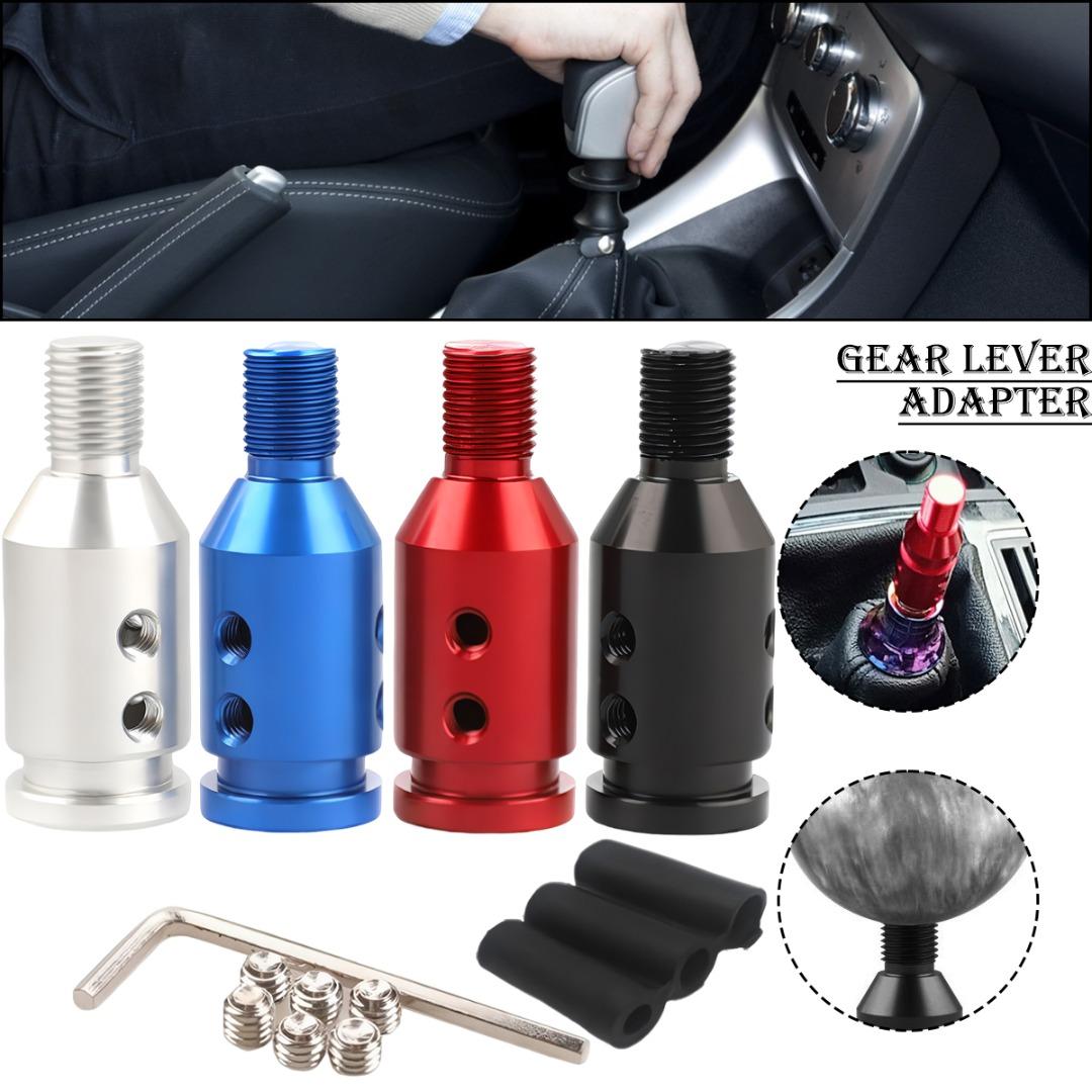 

Mayitr Universal Car Shift Knob Adapter for Non Threaded Shifters 12x1.25 Aluminum