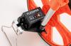Walking Measure, Wheel, Foldable, Road Measure, Orange, Distance Measuring Device, Road Counter, Wheel Measure