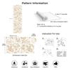 Self-Adhesive Wall Panels Champagne Flower Decals, Removable Waterproof Art for Home, Apartment, Office