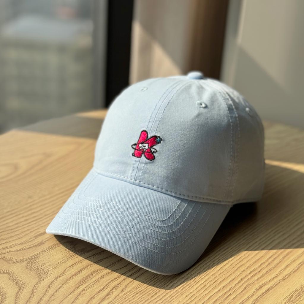 Koreanischer Stil Frühling und Sommer Weiches Oberteil Buchstabendruck K Bestickte Baseballkappe für Herren, Trendiger Outdoor-Sport Sonnenschutz, Gesichtsformend Lässig