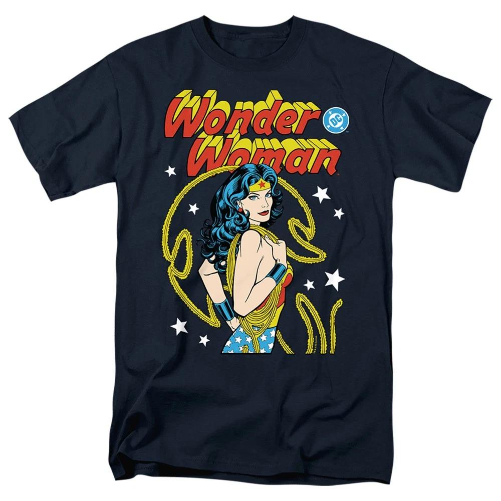 Justice League Wonder Woman Golden Lasso Wonder Cover Unisex Children s T-shirt Blue 160