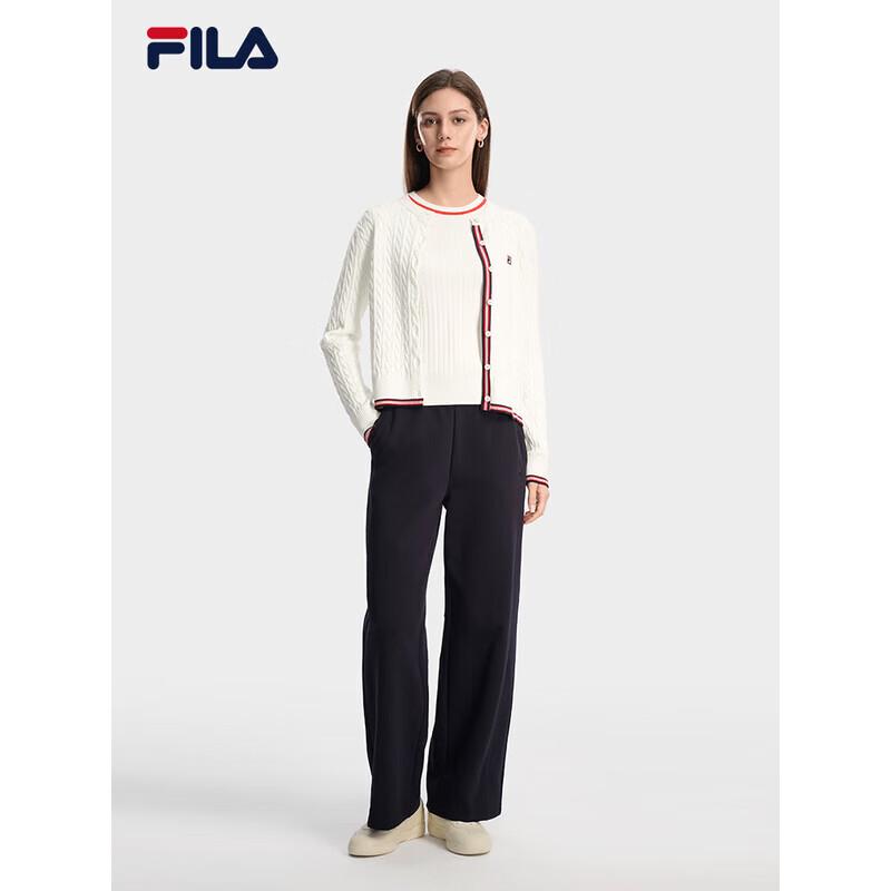 FILA Women s Cable Knit Cardigan Sweater L
