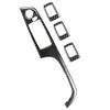 35.8cm For BMW 3 Series E90 05-12 LHD Carbon Fiber Door Window Button Trim Cover